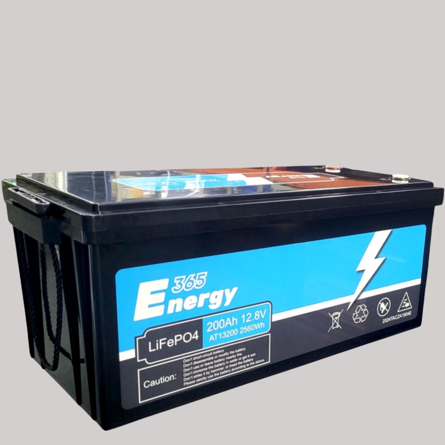 365 Energy 12.8V 200AH Lithium ION Life PO4 battery
